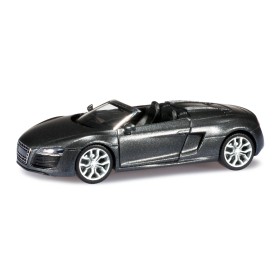 Audi R8 Spyder V10, Dark Grey Metallic - Herpa (H0)