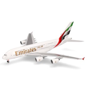 Emirates Airbus A380- Nya målningen