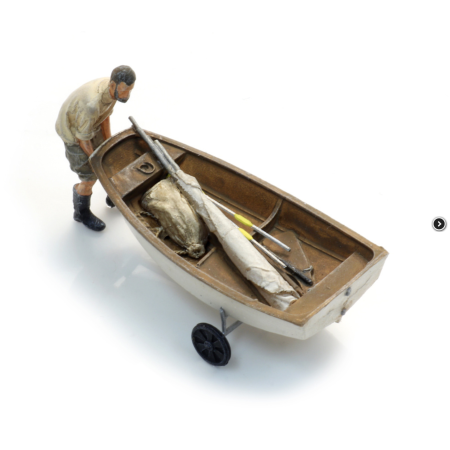 Sailing boat Optimist, Scale 1:87