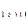 Figurer vid matkiosken Skala Z (1:220)