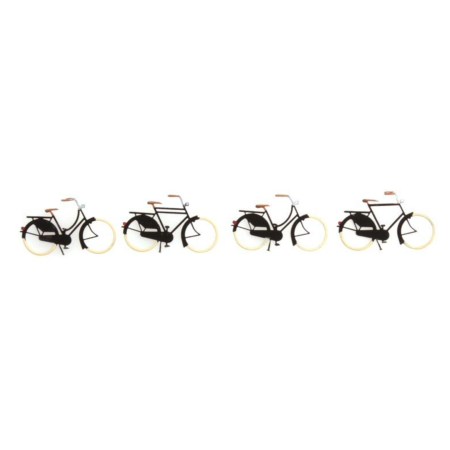 Old fashioned bicycle, 4 pieces