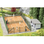 Tennis Court incl. figures- Noch 65615