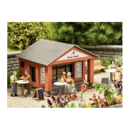 Sausage stand incl. figures- Noch 65613
