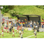 Football Pitch w. club house incl. figures- 66830