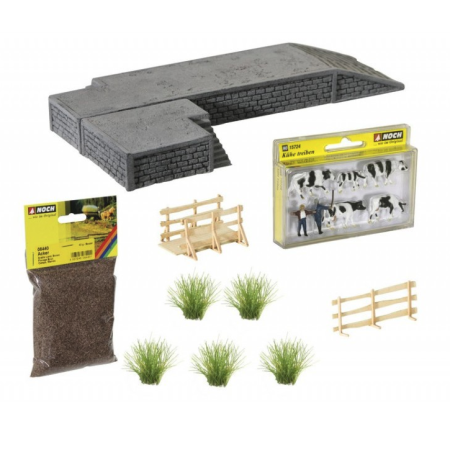 Scenery-Set Cattle Transport- Noch 65614