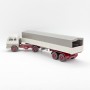 Wiking 732/1GB - Pearl white Hanomag-Henschel Semi-trailer-truck - Retro H0
