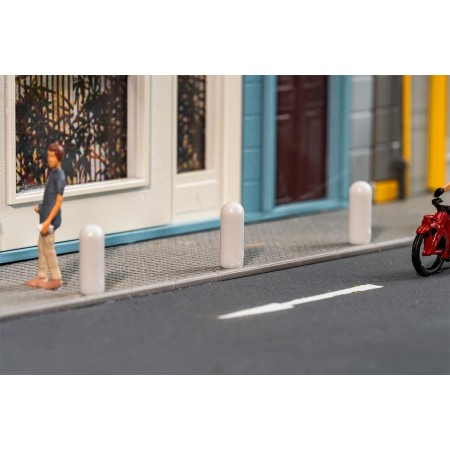 Faller 180999- Trottoarstolpar, betong, skala 1:87
