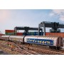 Minitrix 18297, DB Sliding wall freight car set "Transwaggon" (N)