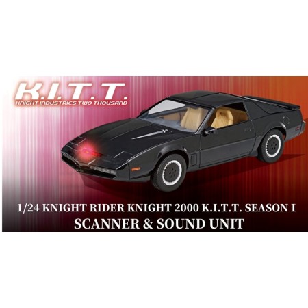 Knight Rider K.I.T.T. Season one + sound/light, model kit scale 1:24