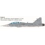 Italeri 2664S, JAS 39 D Gripen Twin seater, byggsats skala 1/48