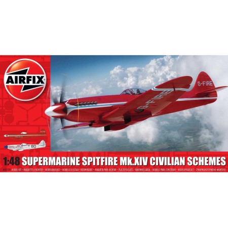 Airfix A05139, Supermarine Spitfire MkXIV, model kit scale 1/48