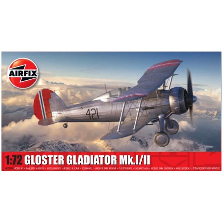Airfix A02052B, Gloster Gladiator Mk.I/II, skala 1/72