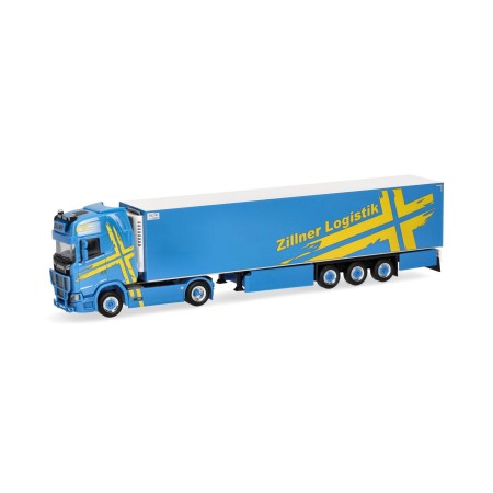 Scania CS 20 HD, Semi-truck-trailer "Zillner Logistik" - Herpa (H0)