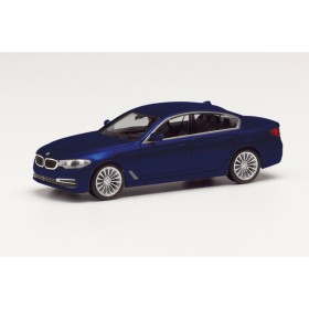 BMW 5-serie Limousine, Metallic Blue - Herpa (H0)