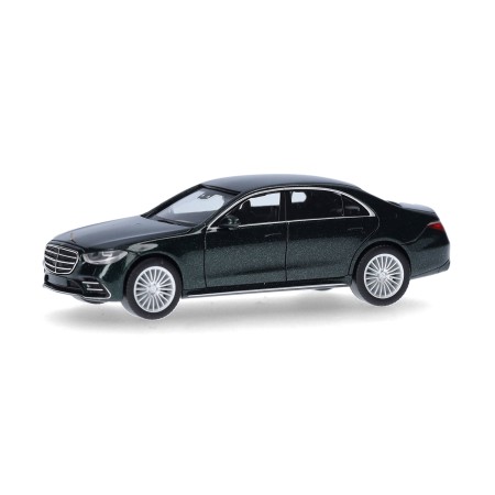 MB S, Mörkgrön Metallic Herpa - (H0)