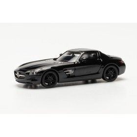 MB SLS AMG, Svart Herpa - (H0)