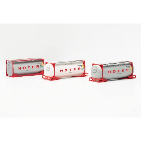 Container Set, "HOYER" Herpa - (H0)