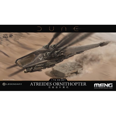 DUNE Atreides Ornithopter, model kit scale 1:72