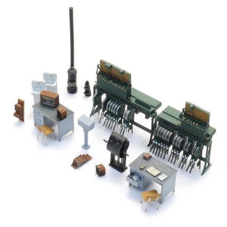 Signal box interior. H0 (1/87)