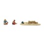 Children building sand castle, Skala 1:87