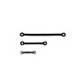 Chain plates, with 2 holes