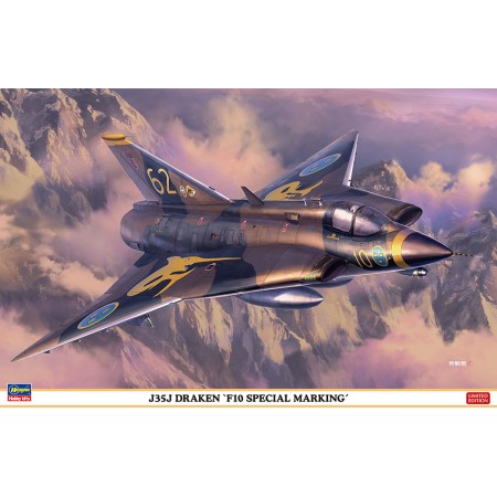 Saab J35J Draken, byggsats skala 1/48 - Limited Edition F10