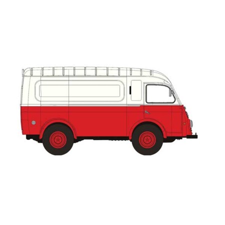 Renault 1000 KG, Skåpbil, Röd, 1950