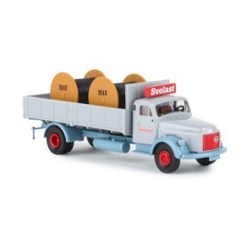 Volvo N 88, Flakbil lastad med kabeltrummor "Svelast", 1957