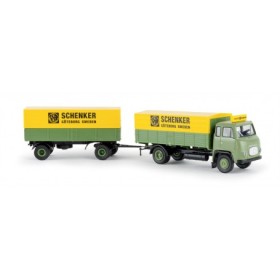 Scania LB 76, Truck with trailer "Schenker"