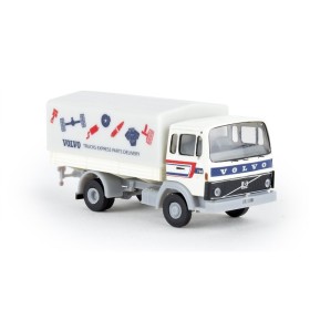Volvo F 613, Täckt flakbil "Volvo Parts"