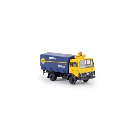 Volvo F 613, Covered flat bed truck "ASG"