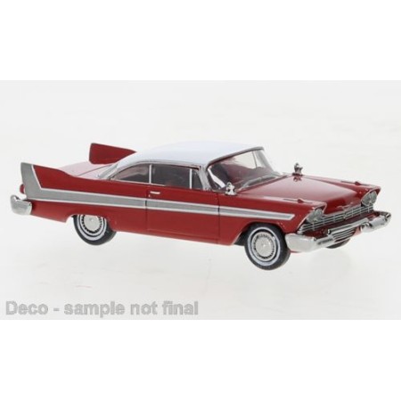 Plymouth Fury rot, weiss, 1958,