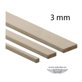 Basswood strips 3 mm (100 cm)