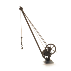 Small harbour crane, ready made (H0)