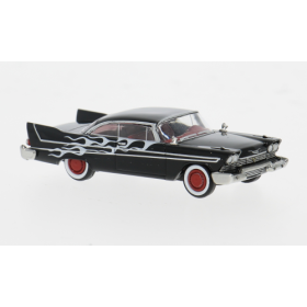Plymouth Fury, "Flames" - Black/White, 1958