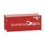 Faller 182001- HAMBURG SÜD 20' Container, scale 1:87