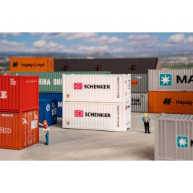 Faller 182053- 20' Container DB, 2 st, skala 1:87