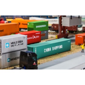Faller 180844- 40' Container CHINA SHIPPING, scale 1:87
