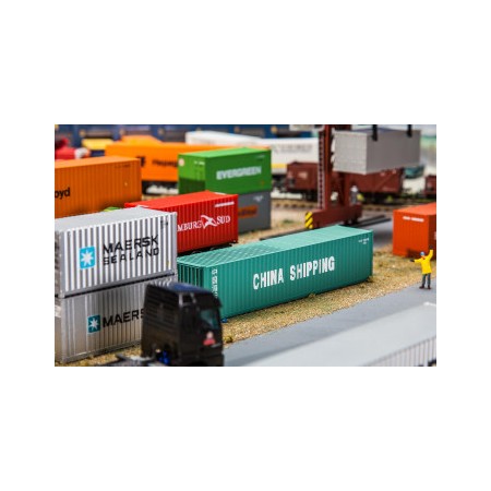 Faller 180844- 40' Container CHINA SHIPPING, scale 1:87