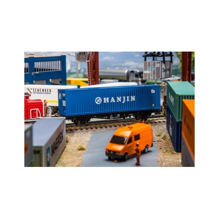 Faller 180842- 40' Hi-Cube Container HANJIN, scale 1:87