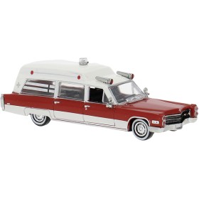 Cadillac Miller Meteor, Ambulans, Vit/Röd Cadillac Miller Meteor, Ambulans, Vit/Röd