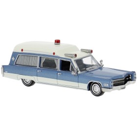 Cadillac Miller Meteor, Ambulance, White/Blue Cadillac Miller Meteor, Ambulance, White/Blue