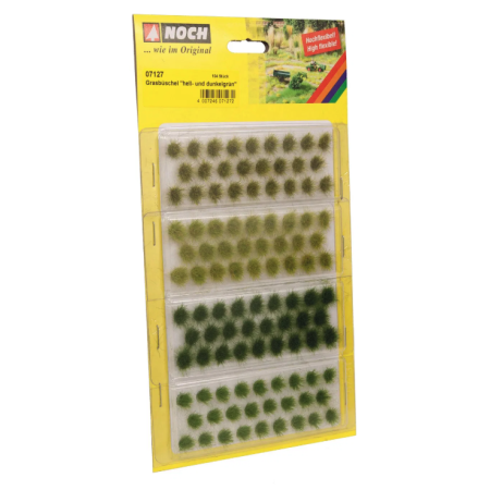 Grästuvor, grönt/mörkgrönt  - Noch 07127