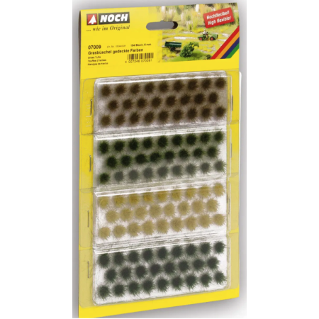 Grästuvor, 4 olika nyanser -Noch 07009