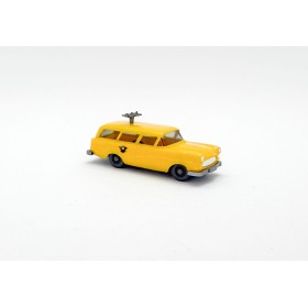 Wiking 1003/1 - Yellow Opel post car with antenna - Retro H0