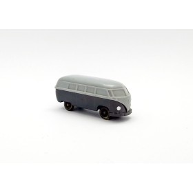 Wiking 321/1G - Silver gray/blue gray VW T1 Box van - Retro H0