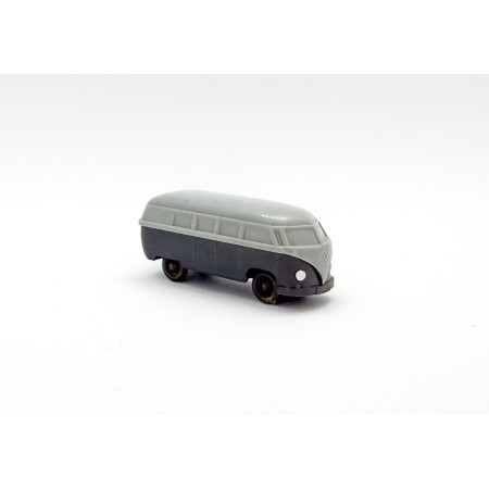 Wiking 321/1G - Silvergrå/gråblå VW T1 skåpbil - Retro H0