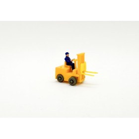 Wiking 468/1A - Yellow Fork lift - Retro H0
