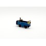 Wiking 466/3B - Azure blue bagage truck / platform truck - Retro H0