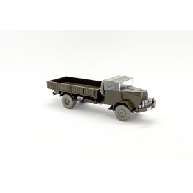 Wiking 621/1 - Green off road truck with bed - Retro H0